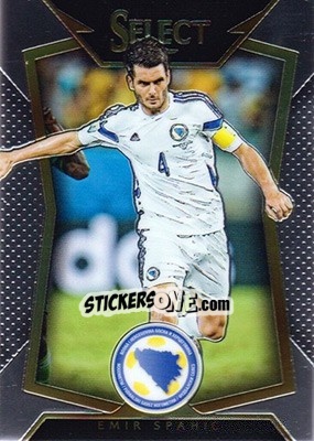 Figurina Emir Spahic - Select Soccer 2015 - Panini