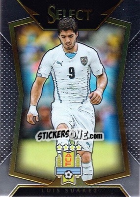 Sticker Luis Suarez - Select Soccer 2015 n. 53 - Panini