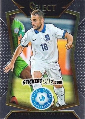 Sticker Giannis Fetfatzidis - Select Soccer 2015 - Panini