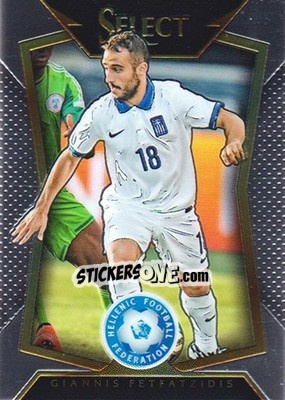 Sticker Giannis Fetfatzidis - Select Soccer 2015 n. 54 - Panini