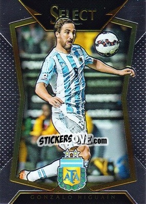 Sticker Gonzalo Higuain - Select Soccer 2015 n. 64 - Panini