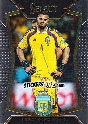 Sticker Sergio Romero - Select Soccer 2015 - Panini