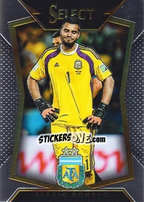 Sticker Sergio Romero - Select Soccer 2015 n. 66 - Panini