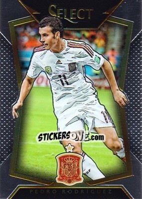 Sticker Pedro Rodriguez - Select Soccer 2015 n. 72 - Panini