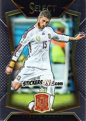 Sticker Sergio Ramos - Select Soccer 2015 n. 73 - Panini