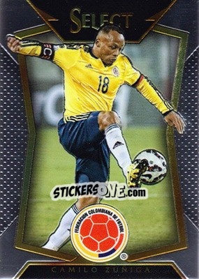 Cromo Camilo Zuniga - Select Soccer 2015 - Panini