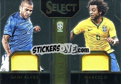 Figurina Marcelo/ Dani Alves - Select Soccer 2015 - Panini