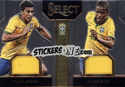 Sticker Paulinho / Ramires - Select Soccer 2015 n. DTM-5 - Panini