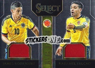 Sticker James Rodriguez / Radamel Falcao - Select Soccer 2015 n. DTM-6 - Panini