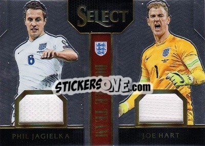 Sticker Joe Hart / Phil Jagielka - Select Soccer 2015 - Panini