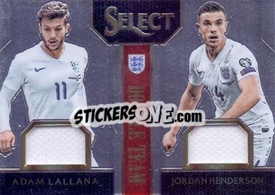 Cromo Adam Lallana / Jordan Henderson - Select Soccer 2015 - Panini