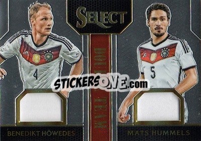 Cromo Mats Hummels / Benedikt Howedes - Select Soccer 2015 - Panini