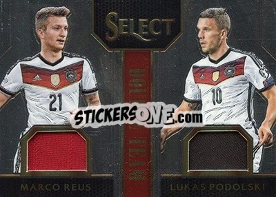 Sticker Lukas Podolski / Marco Reus - Select Soccer 2015 n. DTM-11 - Panini