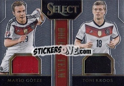 Figurina Mario Gotze / Toni Kroos - Select Soccer 2015 - Panini