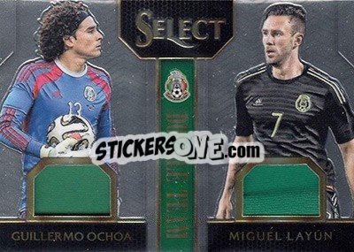 Sticker Guillermo Ochoa / Miguel Layun - Select Soccer 2015 - Panini