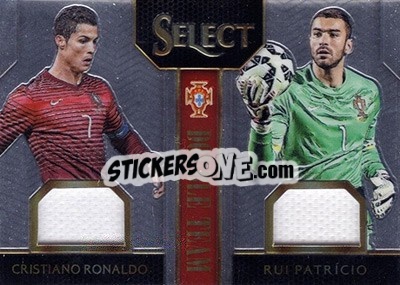 Figurina Cristiano Ronaldo / Rui Patricio - Select Soccer 2015 - Panini