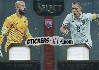 Sticker Clint Dempsey / Tim Howard - Select Soccer 2015 n. DTM-25 - Panini