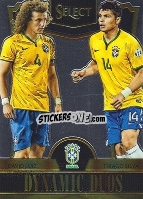 Sticker David Luiz / Thiago Silva - Select Soccer 2015 n. DD-3 - Panini