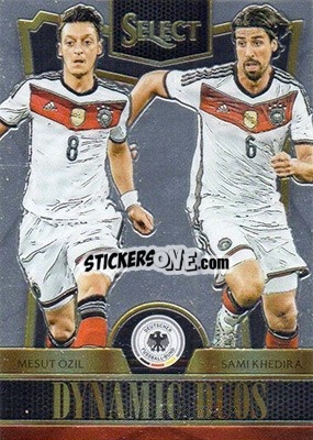 Sticker Mesut Ozil / Sami Khedira - Select Soccer 2015 n. DD-7 - Panini