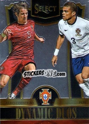 Cromo Pepe / Fabio Coentrao - Select Soccer 2015 - Panini