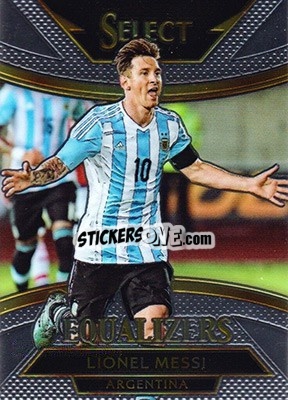 Sticker Lionel Messi - Select Soccer 2015 n. E-1 - Panini