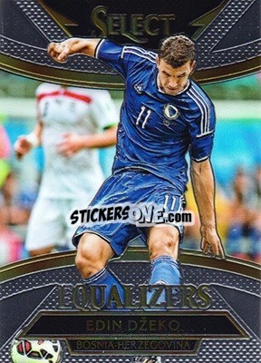 Sticker Edin Dzeko - Select Soccer 2015 n. E-3 - Panini