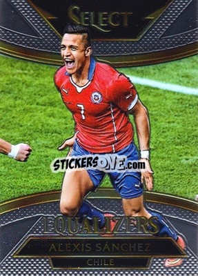 Sticker Alexis Sanchez - Select Soccer 2015 n. E-5 - Panini