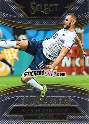 Sticker Karim Benzema - Select Soccer 2015 n. E-9 - Panini