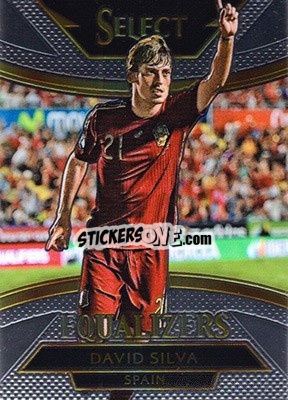Sticker David Silva - Select Soccer 2015 n. E-17 - Panini