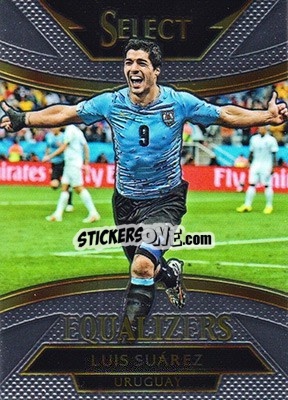 Cromo Luis Suarez - Select Soccer 2015 - Panini
