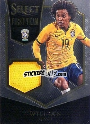 Sticker Willian - Select Soccer 2015 n. FTS-10 - Panini