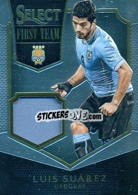 Sticker Luis Suarez - Select Soccer 2015 - Panini