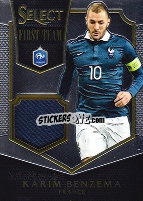 Figurina Karim Benzema - Select Soccer 2015 - Panini