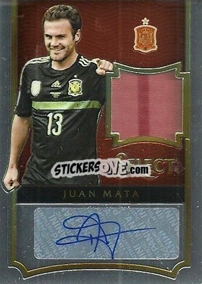 Sticker Juan Mata - Select Soccer 2015 - Panini