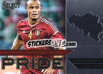 Sticker Vincent Kompany - Select Soccer 2015 n. NP-4 - Panini