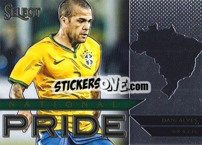 Sticker Dani Alves - Select Soccer 2015 - Panini