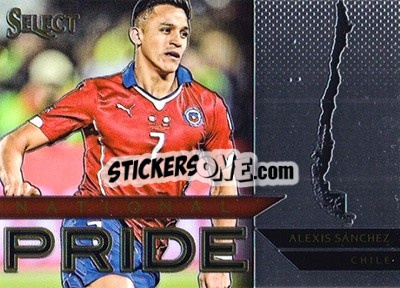 Sticker Alexis Sanchez - Select Soccer 2015 n. NP-7 - Panini