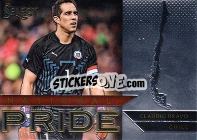 Sticker Claudio Bravo - Select Soccer 2015 n. NP-8 - Panini