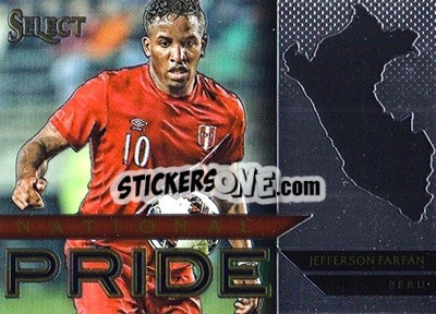 Sticker Jefferson Farfan - Select Soccer 2015 - Panini