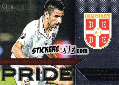 Sticker Zoran Tosic - Select Soccer 2015 n. NP-36 - Panini