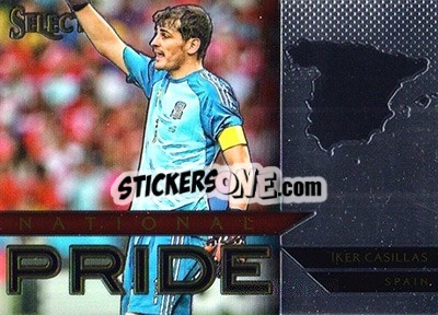 Sticker Iker Casillas - Select Soccer 2015 n. NP-37 - Panini