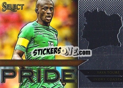 Sticker Yaya Toure - Select Soccer 2015 n. NP-46 - Panini