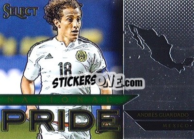 Figurina Andres Guardado - Select Soccer 2015 - Panini