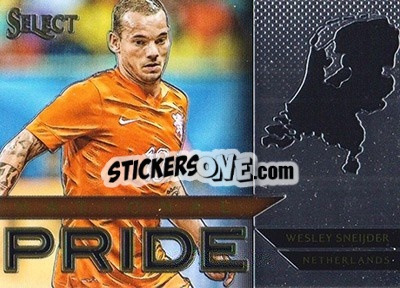 Figurina Wesley Sneijder - Select Soccer 2015 - Panini