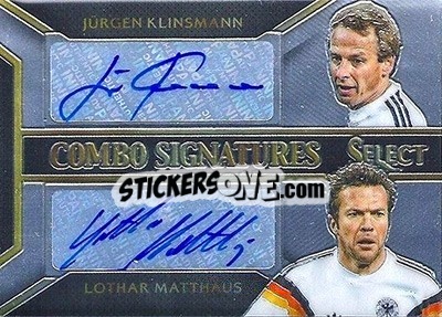 Sticker Jurgen Klinsmann / Lothar Matthaus - Select Soccer 2015 - Panini