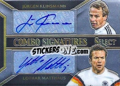 Sticker Jurgen Klinsmann / Lothar Matthaus - Select Soccer 2015 n. SCS-2 - Panini