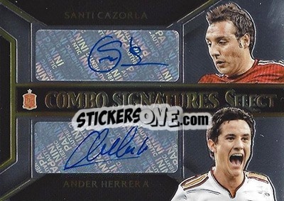 Cromo Ander Herrera / Santi Cazorla - Select Soccer 2015 - Panini