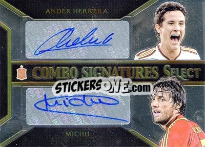 Sticker Ander Herrera / Michu - Select Soccer 2015 n. SCS-11 - Panini