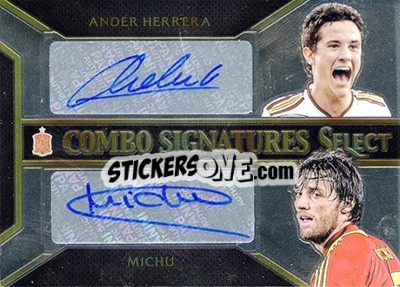 Cromo Ander Herrera / Michu - Select Soccer 2015 - Panini