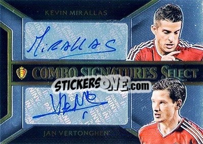 Cromo Jan Vertonghen / Kevin Mirallas - Select Soccer 2015 - Panini